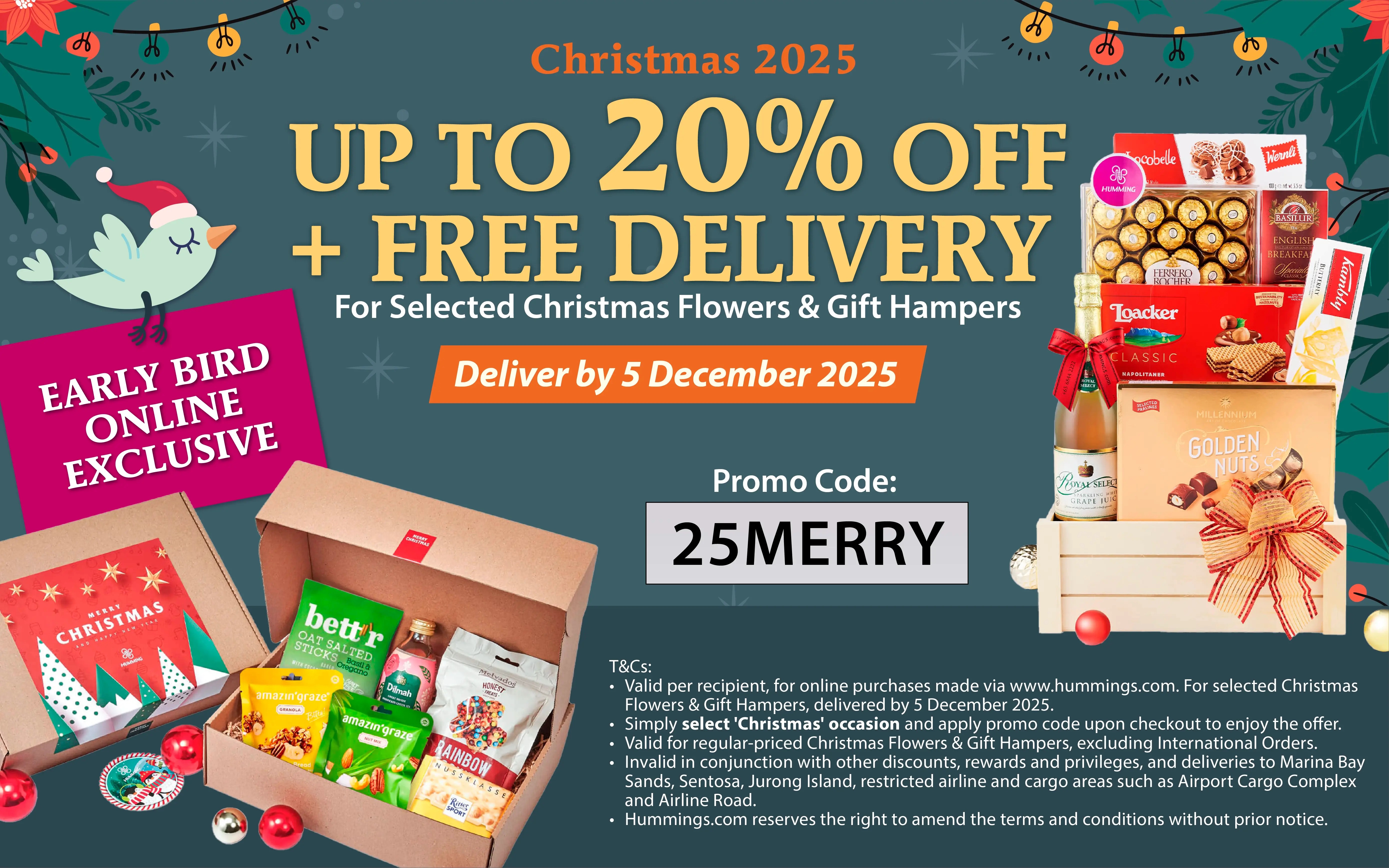 CHRISTMAS ONLINE EXCLUSIVE FREE DELIVERY